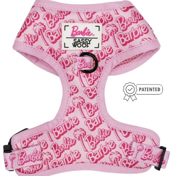 Barbie X Sassy Woof  Barbie Malibu Dog Adjustable Harness - Picture 2 of 9